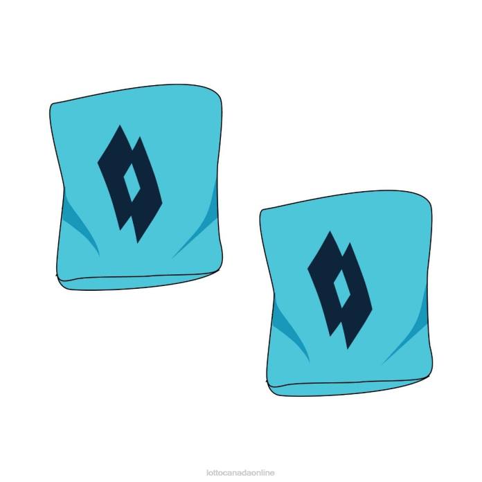 TENNIS WRIST B II BLUE ATOLL Lotto Man Accessoris 0Z6F689