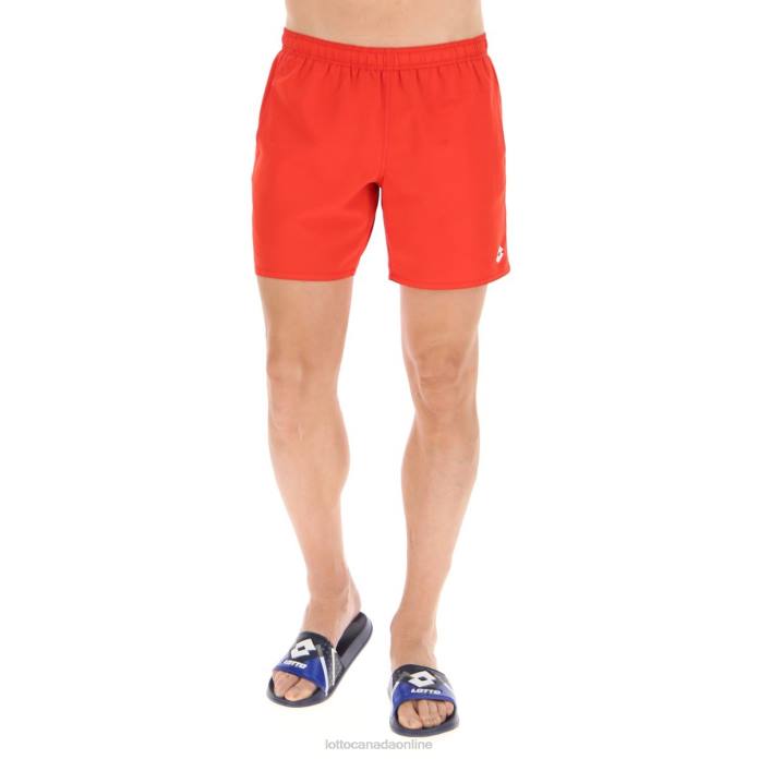 SHORT BEACH BASIC FLAME RED Lotto Man Apparel 0Z6F636