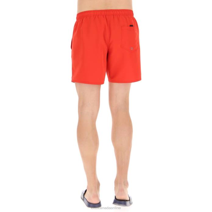 SHORT BEACH BASIC FLAME RED Lotto Man Apparel 0Z6F636