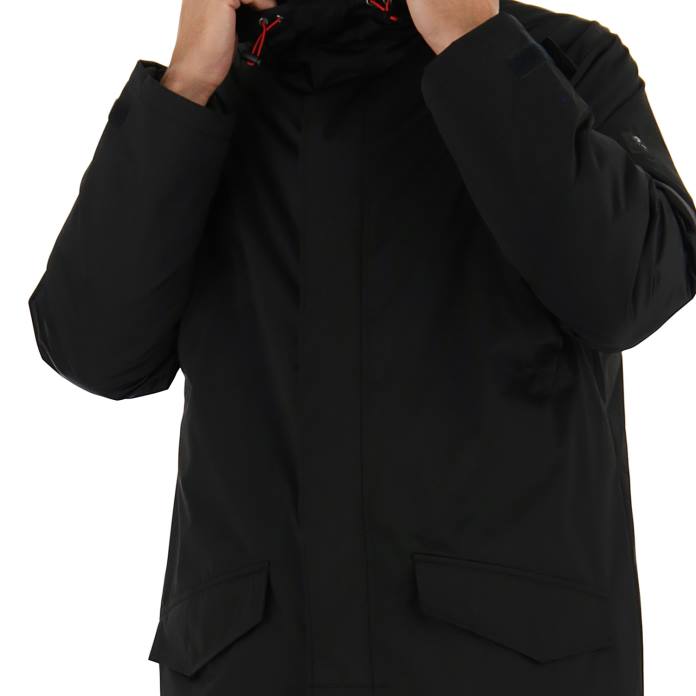 PARKA CERVINO III NY ALL BLACK Lotto Man Apparel 0Z6F552