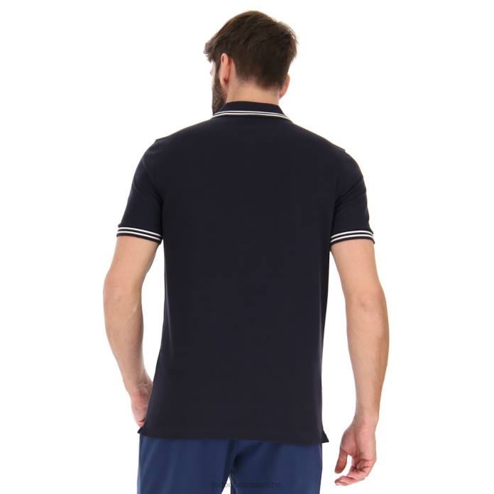 POLO CLASSICA NAVY BLUE/BRIGHT WHITE Lotto Man Apparel 0Z6F555