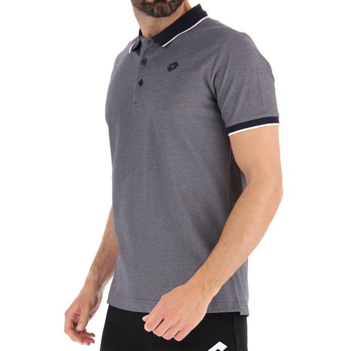 POLO FIRENZE NAVY BLUE/BRIGHT WHITE Lotto Man Apparel 0Z6F564