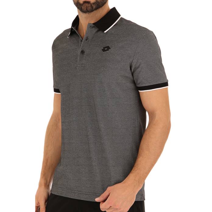 POLO FIRENZE PQ ALL BLACK Lotto Man Apparel 0Z6F563