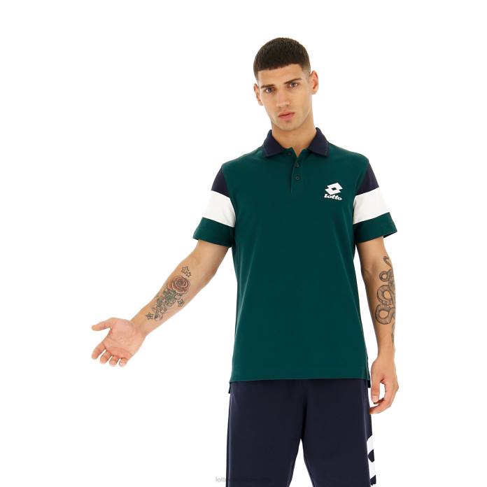 POLO PRAJA PQ BOTANIC GARDEN/NAVY BLUE Lotto Man Apparel 0Z6F571