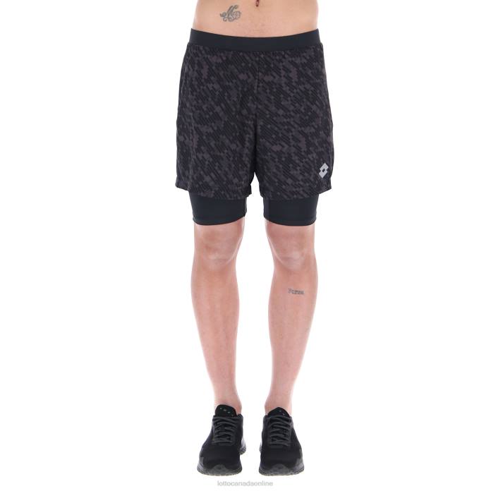 RUN&FIT SHORT PRT PL SPORTS Lotto Man Apparel 0Z6F622