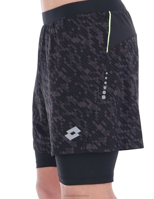 RUN&FIT SHORT PRT PL SPORTS Lotto Man Apparel 0Z6F622