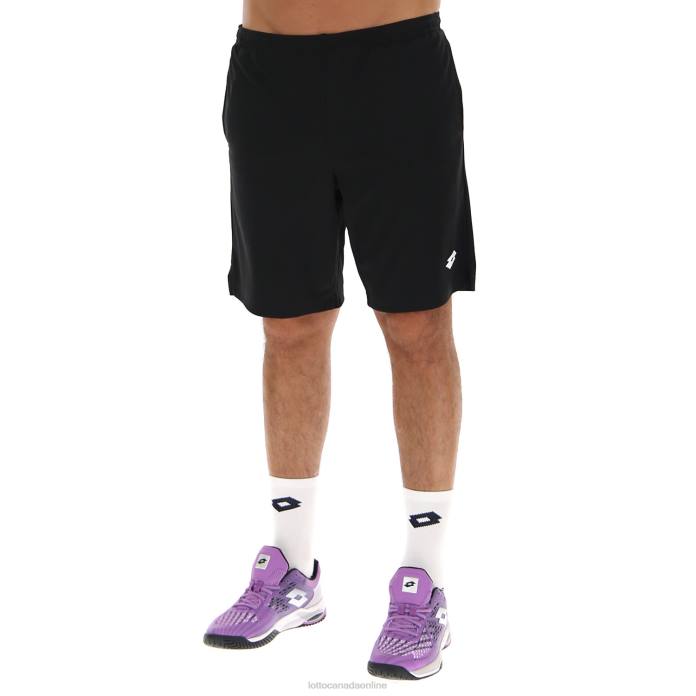 SQUADRA II SHORT9 PL ALL BLACK Lotto Man Apparel 0Z6F627