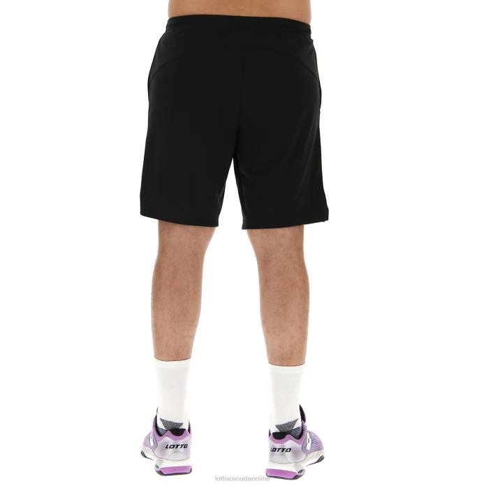 SQUADRA II SHORT9 PL ALL BLACK Lotto Man Apparel 0Z6F627