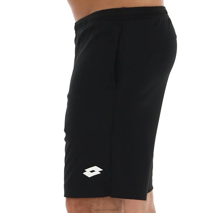 SQUADRA II SHORT9 PL ALL BLACK Lotto Man Apparel 0Z6F627