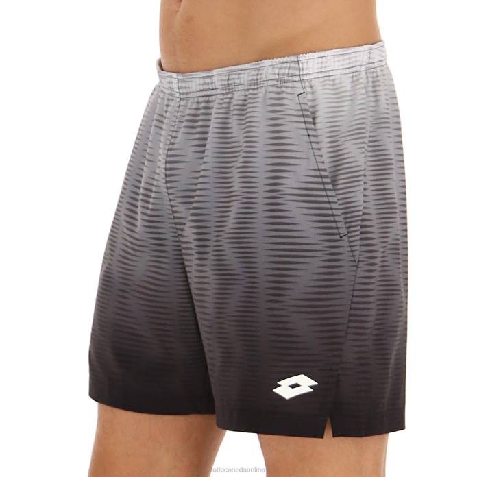 TOP IV SHORT7 2 ALL BLACK/BRIGHT WHITE Lotto Man Apparel 0Z6F605