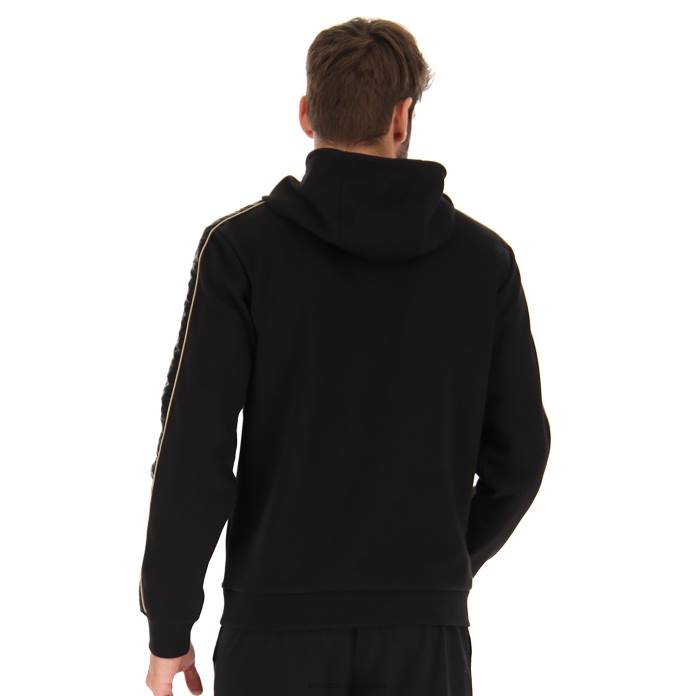 ATHLETICA CLASSIC IV SWEAT HD PL ALL BLACK Lotto Man Apparel 0Z6F289