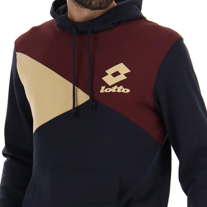 ATHLETICA LG III SWEAT HD FL NAVY BLUE Lotto Man Apparel 0Z6F291