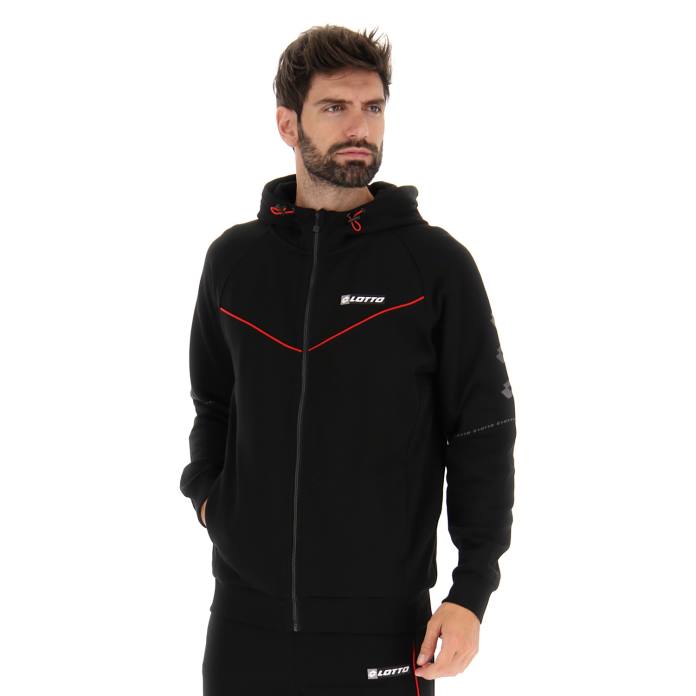 LOGO VIII SWEAT FZ HD SPORTS Lotto Man Apparel 0Z6F324