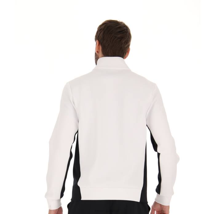 SQUADRA II JACKET BRIGHT WHITE/ALL BLACK Lotto Man Apparel 0Z6F275
