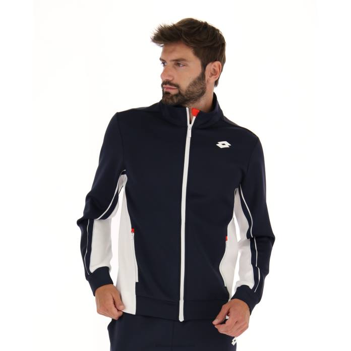 SQUADRA II JACKET NAVY BLUE/BRIGHT WHITE Lotto Man Apparel 0Z6F274