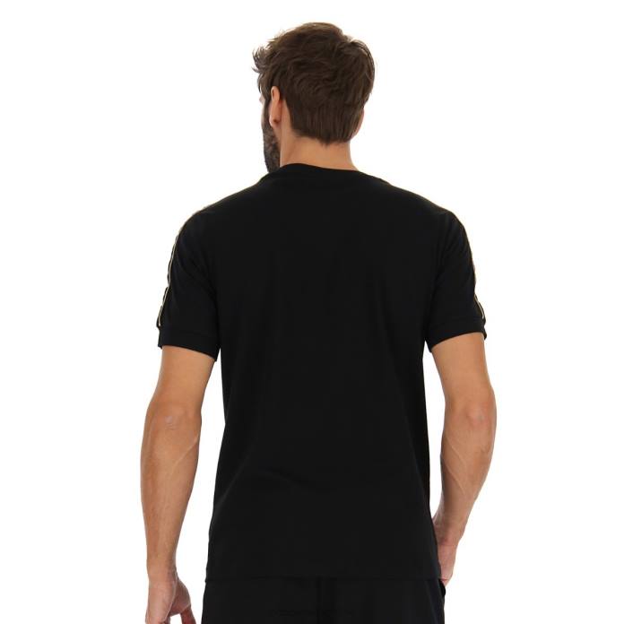 ATHLETICA CLASSIC IV TEE JS ALL BLACK Lotto Man Apparel 0Z6F379