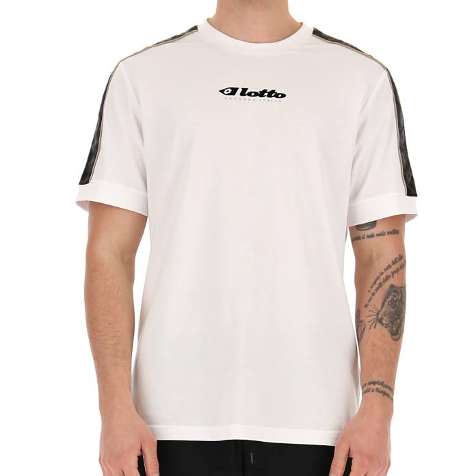 ATHLETICA CLASSIC IV TEE JS BRIGHT WHITE Lotto Man Apparel 0Z6F376