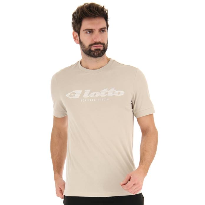 ATHLETICA DUE V TEE CHALK Lotto Man Apparel 0Z6F386