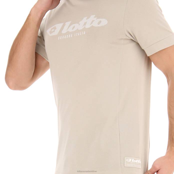 ATHLETICA DUE V TEE CHALK Lotto Man Apparel 0Z6F386