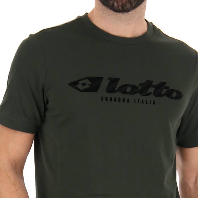 ATHLETICA DUE V TEE DUFFEL GREEN Lotto Man Apparel 0Z6F387