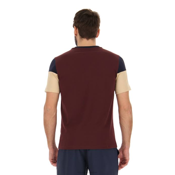 ATHLETICA LG III TEE BCK JS VINEYARD DK RED Lotto Man Apparel 0Z6F383
