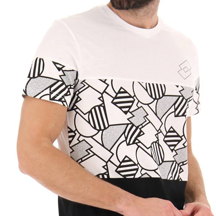 ATHLETICA PRIME TEE ALL BLACK Lotto Man Apparel 0Z6F391