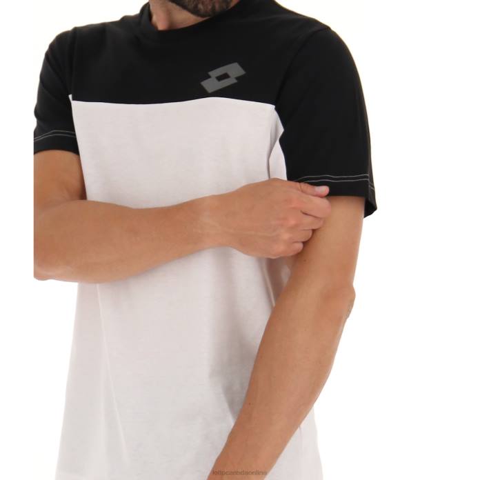 DINAMICO VI TEE BLOCK BRIGHT WHITE Lotto Man Apparel 0Z6F417