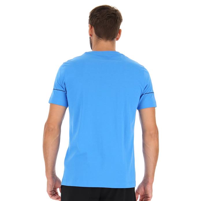 LOGO VII TEE 2 DIVA BLUE Lotto Man Apparel 0Z6F412