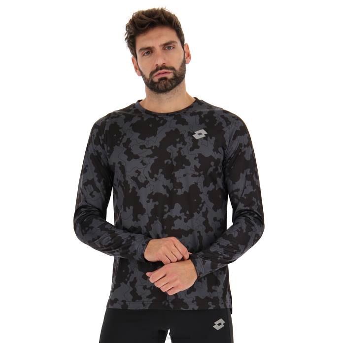 RUN FIT II TEE LS 1 SPORTS Lotto Man Apparel 0Z6F481