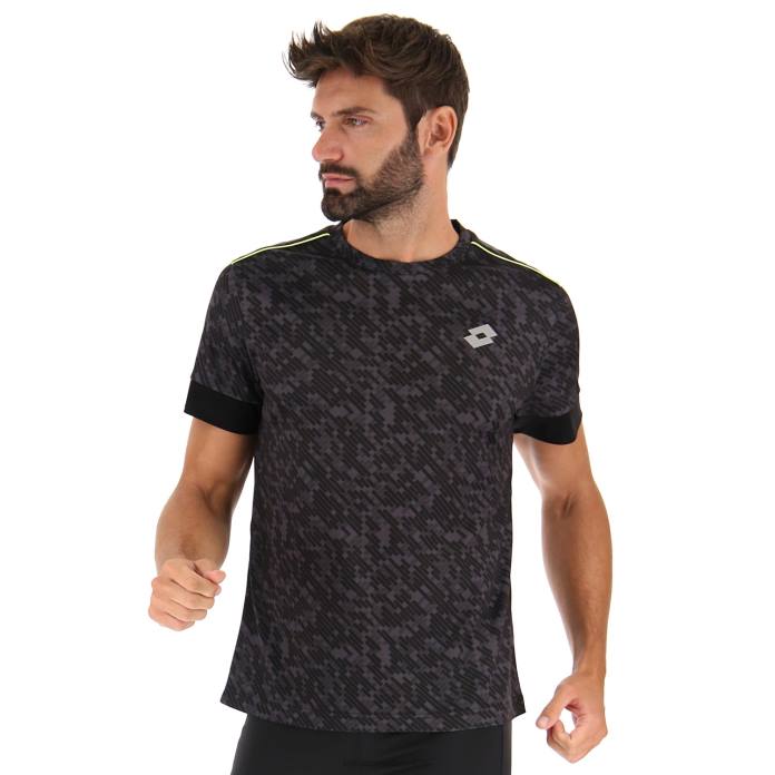 RUN&FIT TEE PRT PL SPORTS Lotto Man Apparel 0Z6F460