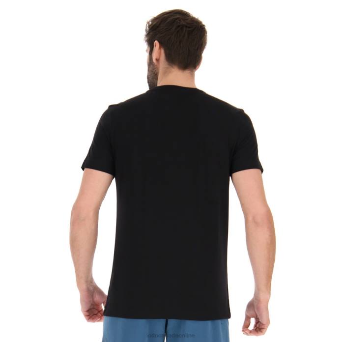 SMART III TEE ALL BLACK Lotto Man Apparel 0Z6F403