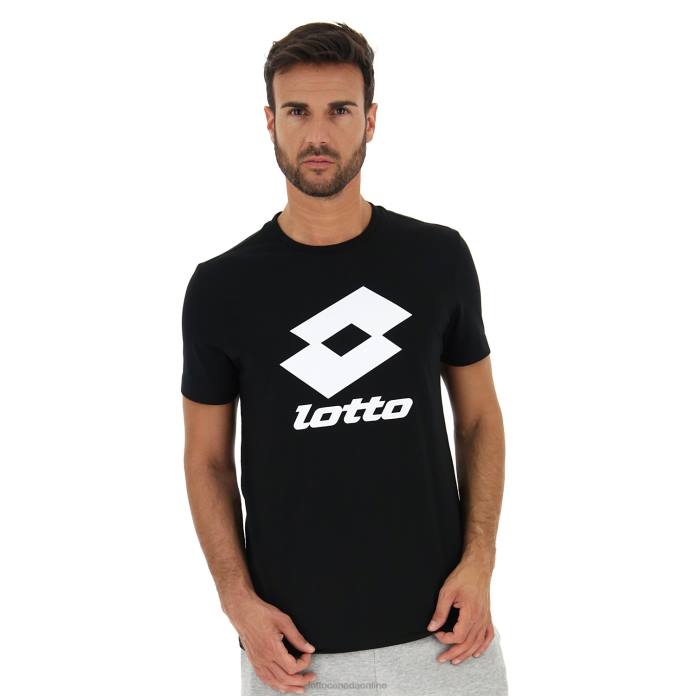 SMART II TEE JS ALL BLACK Lotto Man Apparel 0Z6F393