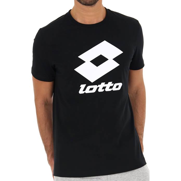 SMART II TEE JS ALL BLACK Lotto Man Apparel 0Z6F393