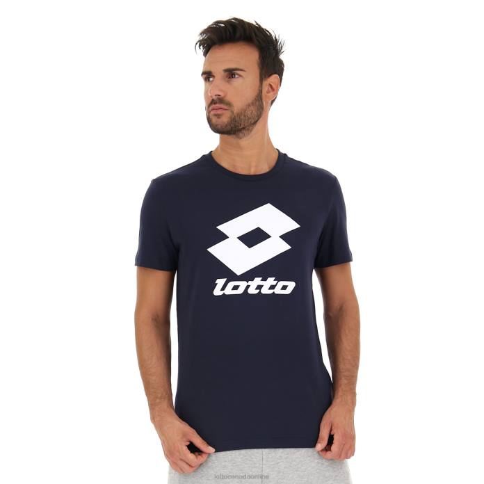 SMART II TEE JS NAVY BLUE Lotto Man Apparel 0Z6F392