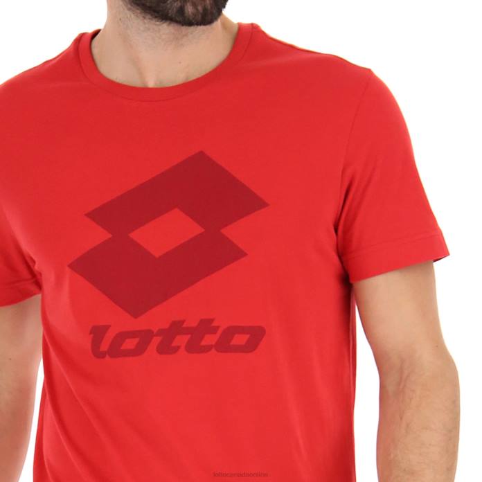 SMART IV TEE 2 TANGO RED Lotto Man Apparel 0Z6F449