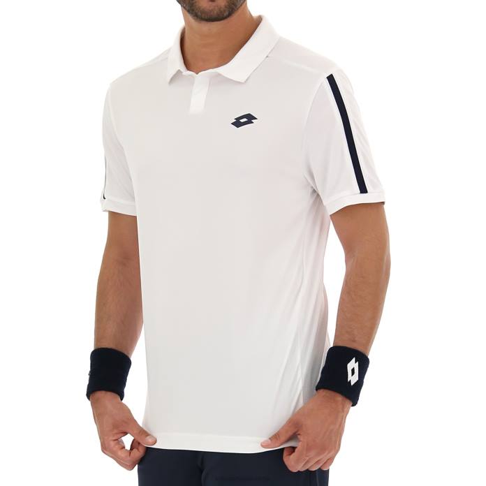 SQUADRA II POLO PL BRIGHT WHITE Lotto Man Apparel 0Z6F506