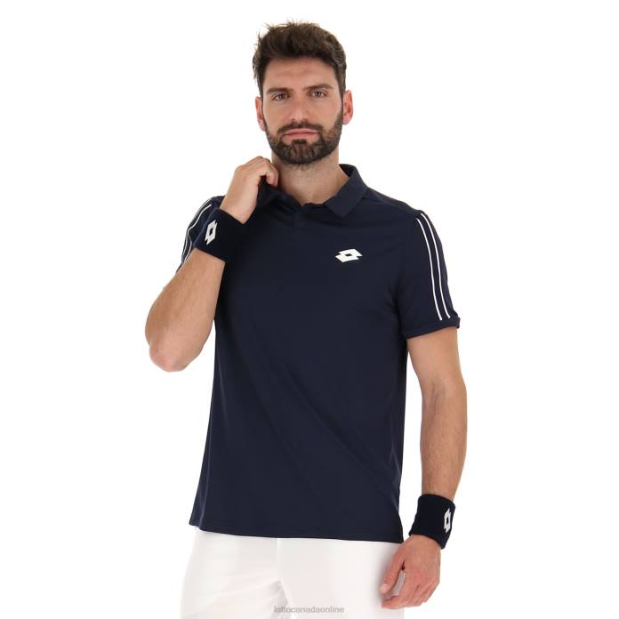SQUADRA II POLO PL NAVY BLUE Lotto Man Apparel 0Z6F512