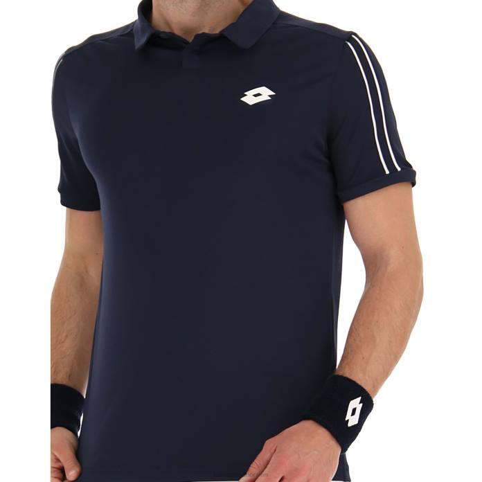 SQUADRA II POLO PL NAVY BLUE Lotto Man Apparel 0Z6F512