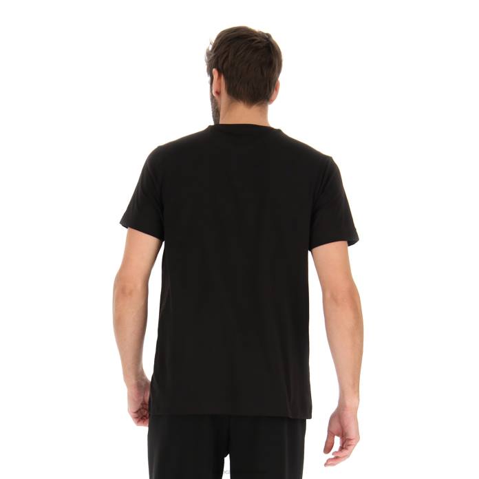 TEE BASIC ALL BLACK/EBONY Lotto Man Apparel 0Z6F455