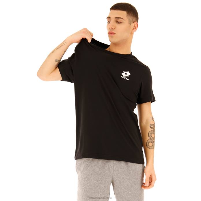 TEE BS JS ALL BLACK Lotto Man Apparel 0Z6F426
