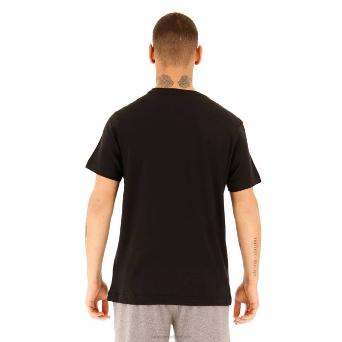 TEE BS JS ALL BLACK Lotto Man Apparel 0Z6F426