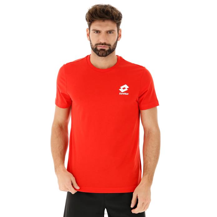 TEE BS JS FLAME RED Lotto Man Apparel 0Z6F424