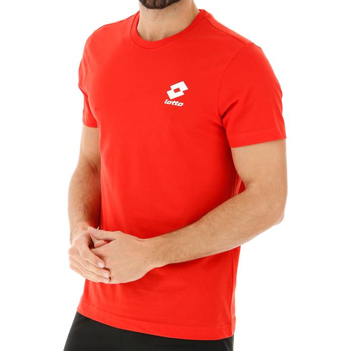 TEE BS JS FLAME RED Lotto Man Apparel 0Z6F424