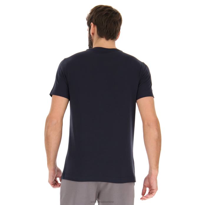 TEE LOSANGA VI NAVY BLUE Lotto Man Apparel 0Z6F444