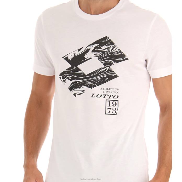 TEE LOSANGA V BRIGHT WHITE Lotto Man Apparel 0Z6F420