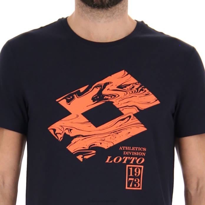TEE LOSANGA V NAVY BLUE Lotto Man Apparel 0Z6F421