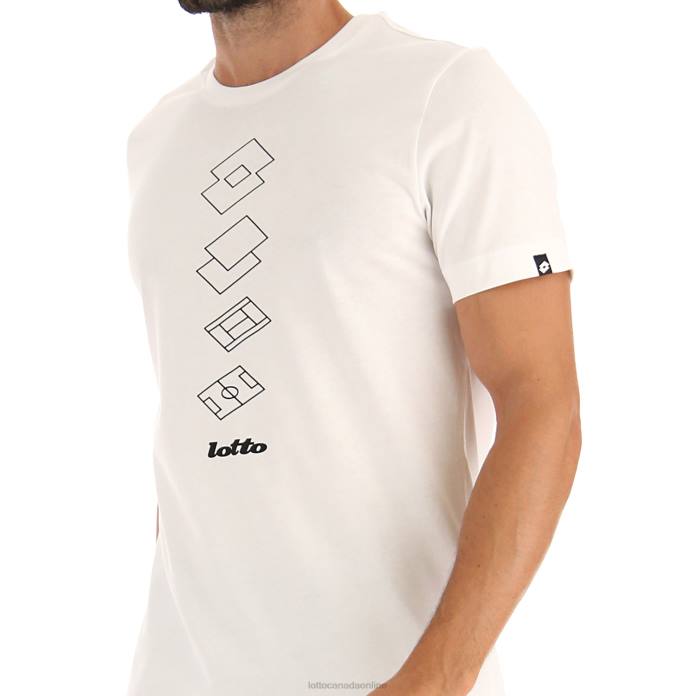 TEE ORIGINS BRIGHT WHITE Lotto Man Apparel 0Z6F438