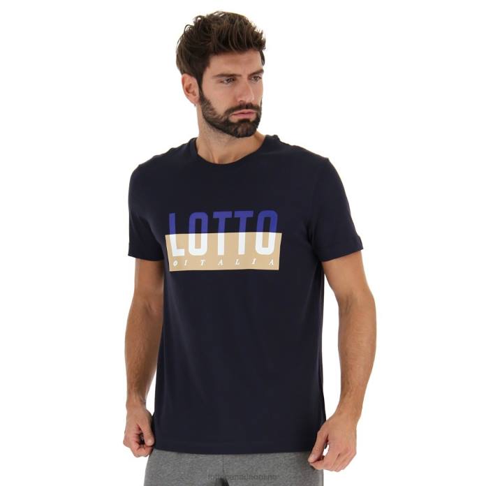 TEE PRISMA IV JS NAVY BLUE Lotto Man Apparel 0Z6F433