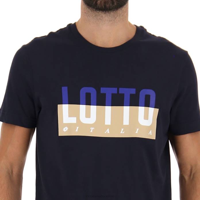 TEE PRISMA IV JS NAVY BLUE Lotto Man Apparel 0Z6F433