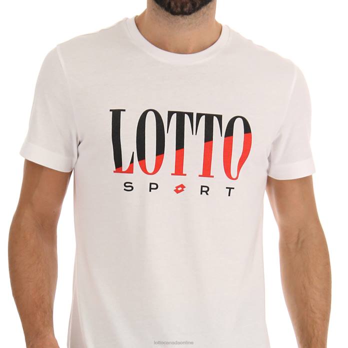 TEE SUPRA VI BRIGHT WHITE Lotto Man Apparel 0Z6F451